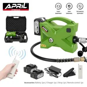 미니 전기 배터리 유압 펌프 ER-700 야외 고공 작업에 적합 원격 스위치 제어