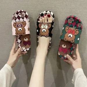 여성 사무실 슬리퍼 여자 쪼리 여름 여성용 새로운 실내 실외 착용 두꺼운 밑창 가정용 미끄럼 방지 욕실