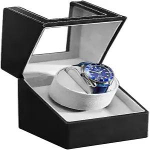 자동 시계 와인더 여성용 및 남성용 일본산 콰이어트 모터 배터리 구동 또는 AC 어댑터가 장착된 셰이커