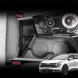 스포티지 NQ5 컵홀더 수납 트레이