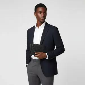 남성 GG 엠블럼 레더 반지갑 블랙) 850175 AAFDV 1000