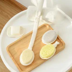 바디 브러쉬 3종 세트 스펀지 분리형 목욕 각질