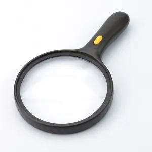 LED 대형 확대경 손 돋보기 1 8배 5배 3LED