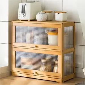 원목 주방 정리함 미니수납장 1단 소형 책상 테이블 식탁