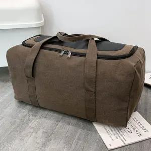 남자 여성 사각 보스턴가방 캔버스 여행백 빅더블백 lAO6+8AQF