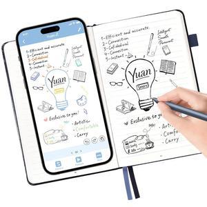 디지털 쓰기 필기를 노트북으로 종이 동기화 회의를 스마트 디지털화 세트 실시간 위한 노트