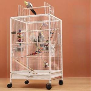앵무새 이동식 키우기 대형 투명 새장 둥지 사육장 날림장