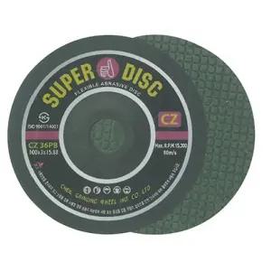 제일연마 CZ옵세트 CZ36(FLEXIBLE) 4Inch 100 15.88mm 3T (방)36 (20장)