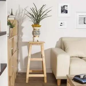 70cm 홈바 스툴 DIY 원목 보조의자 사각의자 원목의자