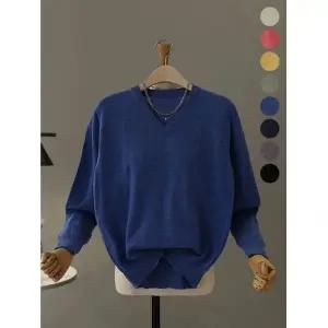 모노시크 드라벨 V넥 캐시 베이직 8color 니트 MNKT3061228060