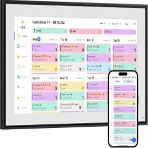 스마트 디지털 캘린더 10.1인치 HD 터치스크린 홈 인터랙티브 전자 WiFi 플래너 식사 일정 근무 차트 성취