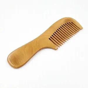 [콩심팥심]복숭아 손잡이 나무 굵은 빗