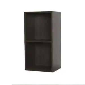 공간박스 2단 월넛 조립형 공간박스 2단 월넛 조립형