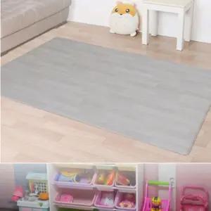 유아매트 놀이 디자인홈매트 화이트우드 단면 초대형