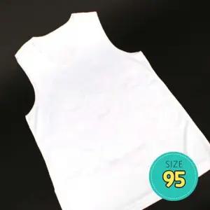 심리스나시 남성용 무봉제 V넥 남성 나시티 화이트95