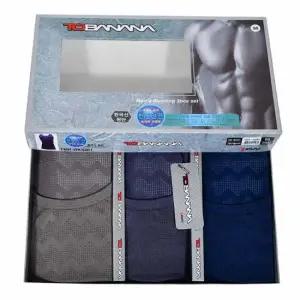 남성 인견 런닝 3매입 남자스판런닝 남성여름런닝