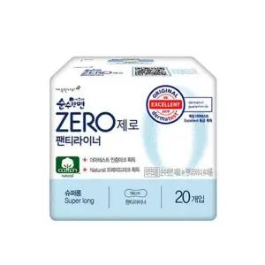 [셀러에이드]순수한면 제로 팬티라이너 뉴 슈퍼롱 (20개입)