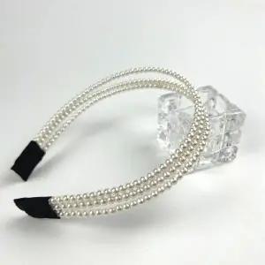 세줄 진주 헤어밴드 머리띠 벚꽃 봄 머리 축제 여성 선물 밴드 소품