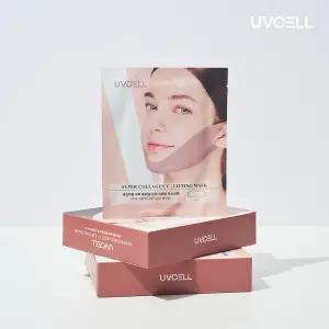 유브이셀 슈퍼 콜라겐 압박 브이 리프팅 마스크 10개세트