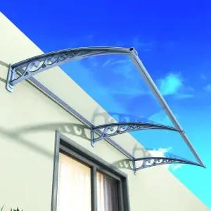 베란다 물받이 창문 가리개 고정 어닝 차단 커튼 현관 가림막 알루미늄 차양