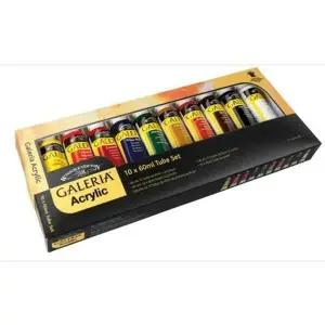 예쁜 아크릴 물감 세트 고체 천연 아크릴 물감 10 색상