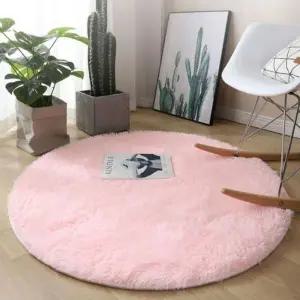 [콩심팥심]거실 극세사 부드러운 면 카페트 러그 매트 카펫 원형