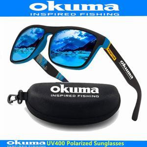 Okuma 선글라스 UV400 남성용 여성용 야외 상자 자전거 사냥 낚시 운전 옵션