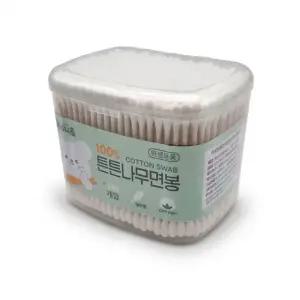 원터치 위생면봉 위생용품 350p 사각면봉 대용량 휴대간편