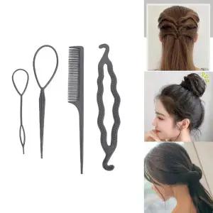 미용실 꽈배기 묶는 도구 헤어 스타일링 도구 4p세트
