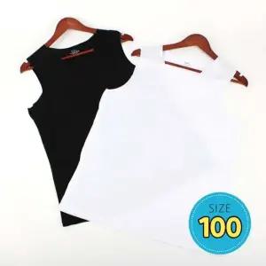 심리스나시 남성용 무봉제 V넥 남성 나시티 화이트100