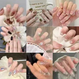 예쁜 네일팁 셀프 네일 아트 붙이는 네일 스티커 세트