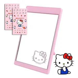 국산 산리오 헬로키티 탁상거울 각도조절 사각 스탠드 거울