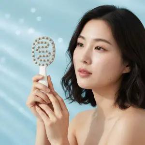 두피 샴푸 브러쉬 실리콘 마사지기 딥클렌징 빗