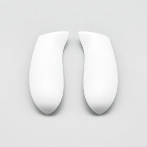 ECOPMAX, Xbox One 컨트롤러용 교체 패널 그립, 코어 블랙 퍼포먼스 논슬립 다이아몬드 텍스처 사이드 레일 핸들 - 컨트롤러 미포함 (Xbox One용 흰색)