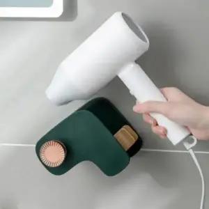 욕실 거치대 헤어드라이어 수납 무타공 정리대