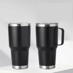 대용량 손잡이 스텐 텀블러 이중 보온 보냉병 900ml(30oz)
