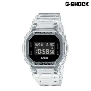 [롯데백화점]지샥 DW-5600USKE-7DR YDP LED 라이트 업그레이드 버젼 스켈레톤 투명