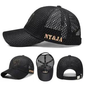 뉴잉 메쉬 캡모자/여름 남성 여성 패션 야구모자/시원한 망사 그물 스포츠 볼캡/골프 등산 낚시 매쉬캡