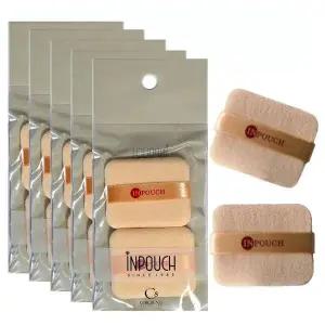 인파우치 OPP 사각분첩 10P 사각퍼프 메이크업 후로킹