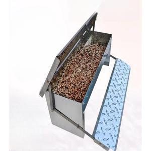 페달 닭모이통 급수기 밀폐형 스테인리스스틸 뚜껑 신형 양계장 급식기