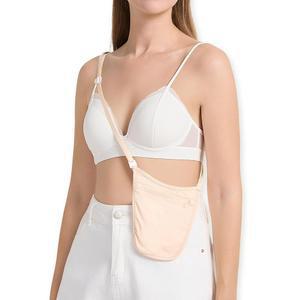 분리 가능한 카드 홀더가 있는 크로스바디 머니 벨트, 돈과 여권을 위한 숨겨진 여행용 지갑 - 가볍고 안전하며 보이지 않는 디자인