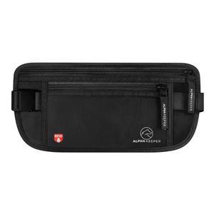 옷 속에 숨겨진 여행용 알파 키퍼 머니 벨트 u2013 RFID 차단 여권 홀더 및 여성 남성용 슬림 허리 지갑 파우치, 방지 여행 액세서리