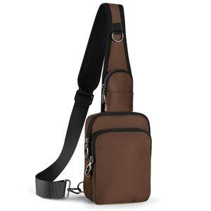 VADOO 슬링백, 지퍼 잠금이 있는 크로스바디 백, RFID 차단 및 남녀용 방수 기능