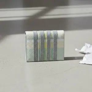 MUST IT_ 여성 아플리케 마드라스 체크 카드지갑 MAW218A L0041 340