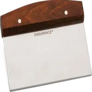 RSVP 인터내셔널 인듀어런스 키친 컬렉션 페이스트리 베이킹 액세서리 벤치 스크레이퍼 스테인리스 스틸