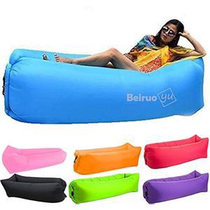 베이루오유 풍선 라운지 에어 체어 소파 베드 침낭 비치 캠핑 레이크 가든 (블루-2)