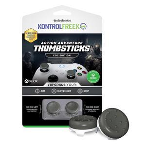 Xbox One 및 Series X 컨트롤러용 KontrolFreek CQC 클래식 | 성능 엄지 스틱 미드 라이즈 오목 블랙