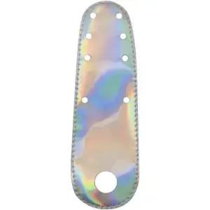 본트 롤러 스케이트 - 홀로그램 발가락 플랫 가드 프로텍터 더비 속도 페어 레인보우