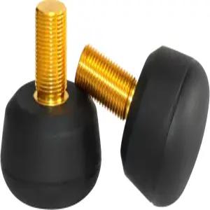 투오삼틴 롤러 스케이트 조절 가능 고무 발가락 스토퍼 나사 교체 액세서리가 있는 브레이크 1쌍