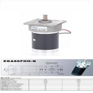 ZGA60FHH-G12V24V 고토크 및 정방향/역방향 속도 조절 기능을 갖춘 영구자석 DC 모터